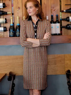 Falcon Dress in Marseilles Geo