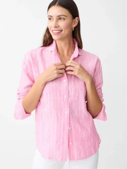 Finn Linen Shirt in Stripe