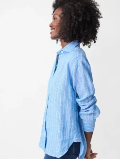 Finn Linen Shirt in Stripe