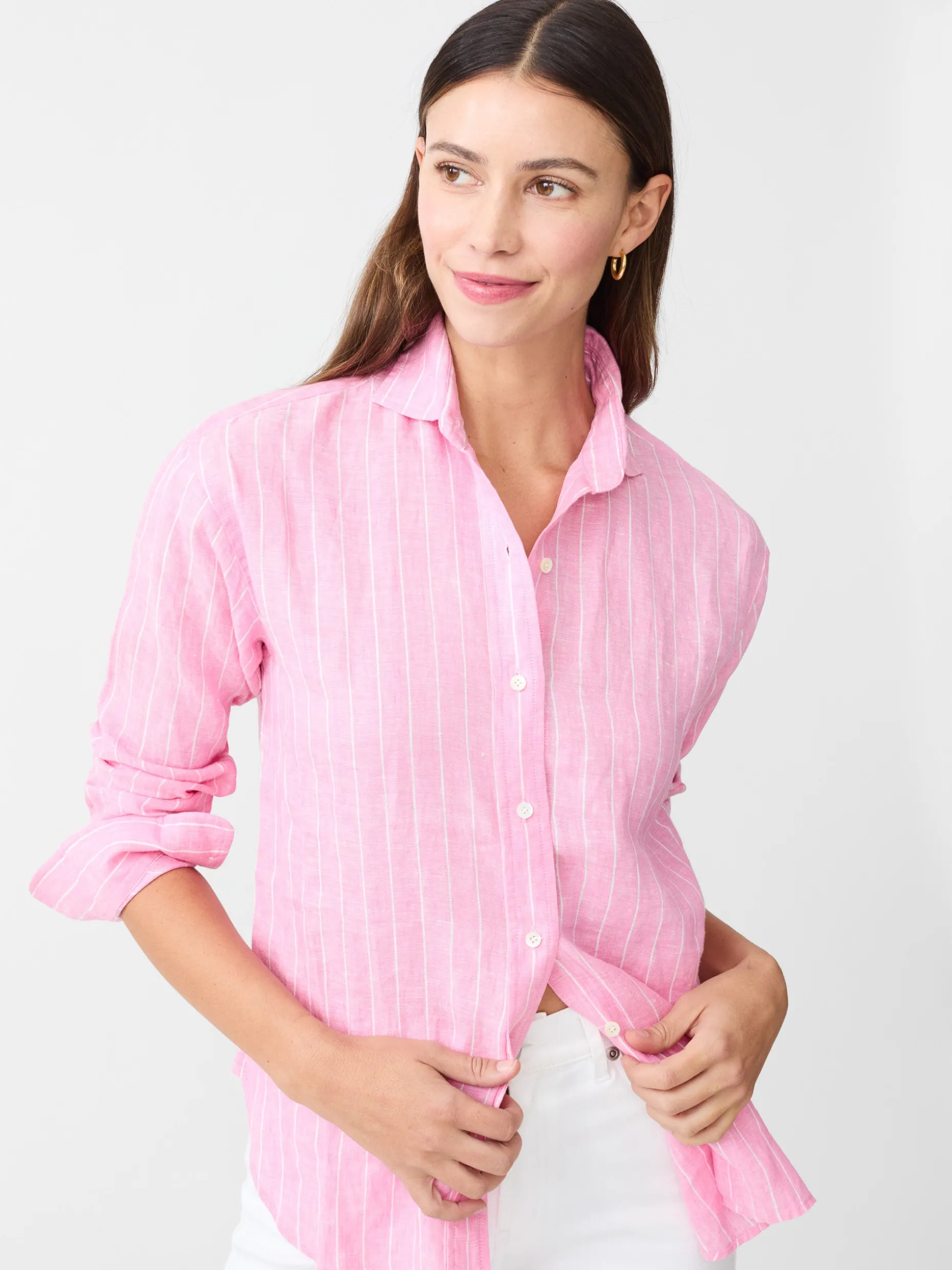 Finn Linen Shirt in Stripe