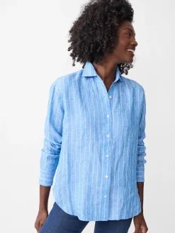Finn Linen Shirt in Stripe