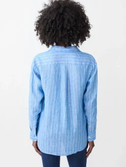 Finn Linen Shirt in Stripe