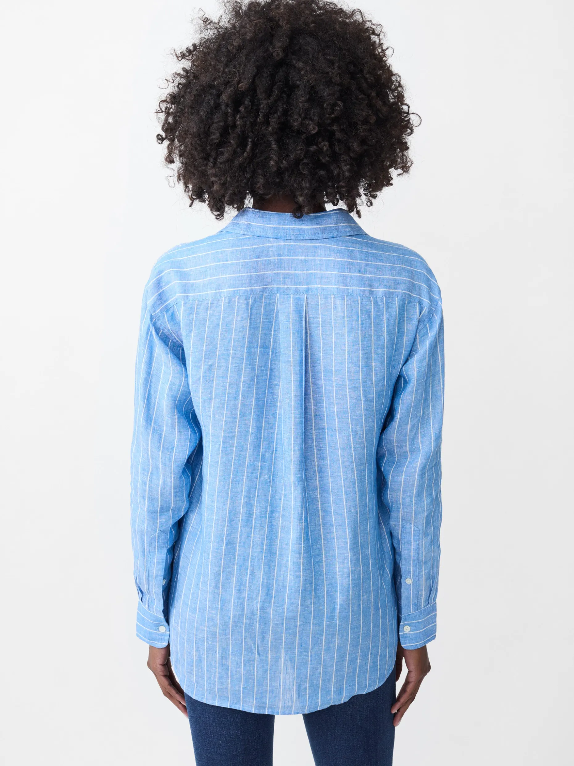 Finn Linen Shirt in Stripe
