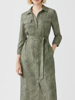 Freda Dress in Ink Dot