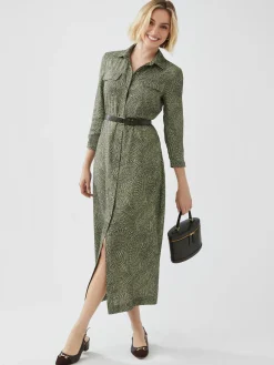 Freda Dress in Ink Dot