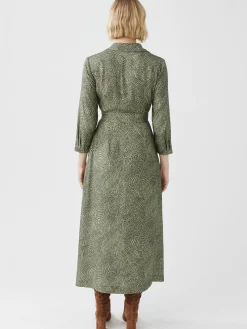 Freda Dress in Ink Dot