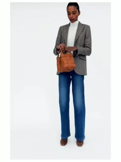 Garance Woven Leather Handbag