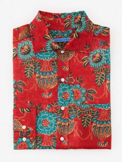 Gramercy Classic Fit Linen Shirt in Vintage Bouquet