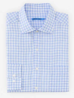 Gramercy Classic Fit Linen Shirt in Gingham