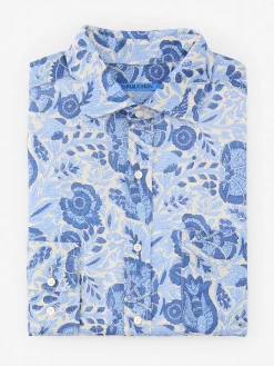 Gramercy Classic Fit Linen Shirt in Eastern Blooms