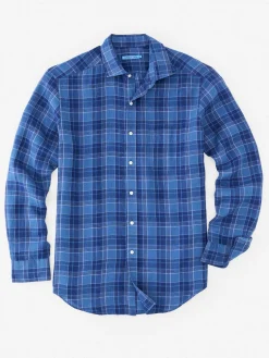Gramercy Classic Fit Linen Shirt in Plaid