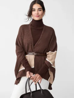 Harriet Cashmere Wrap in Color Block