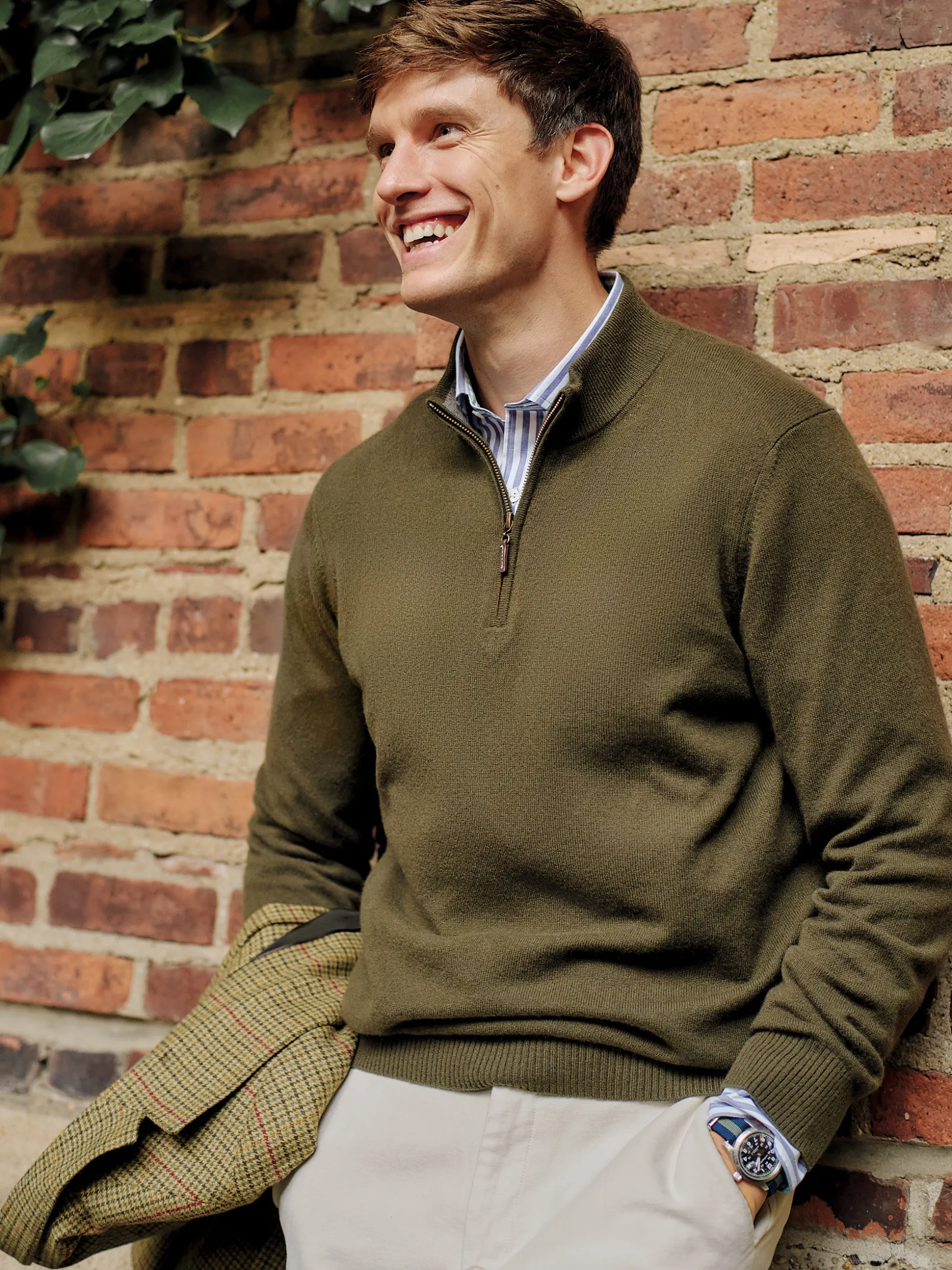 Henry Cashmere 1/4 Zip