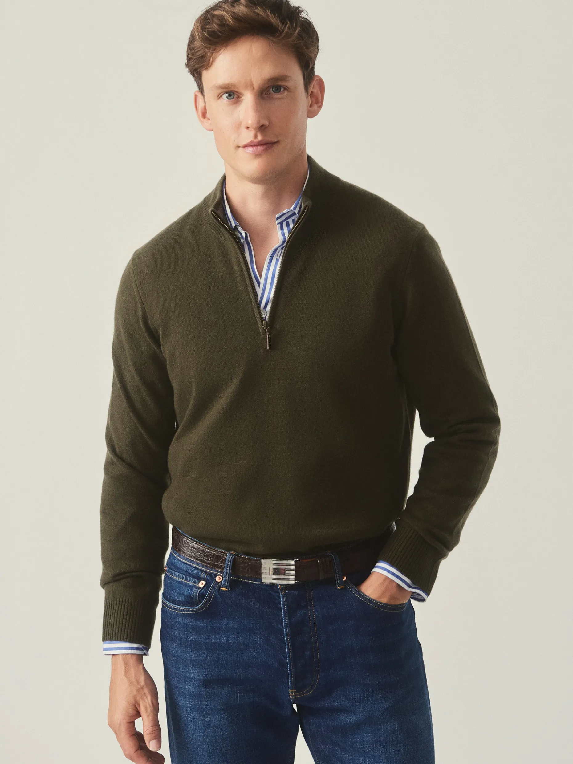 Henry Cashmere 1/4 Zip