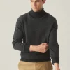Islay Roll Neck Sweater in Birdseye