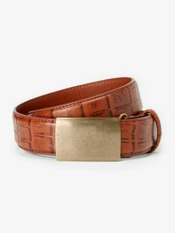 James Embossed Crocodile Belt