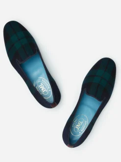 J.McL x Stubbs u0026 Wootton Slippers in Plaid