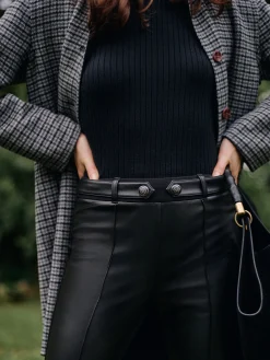 Jules Vegan Leather Leggings