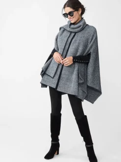 Karolina Cape in Herringbone