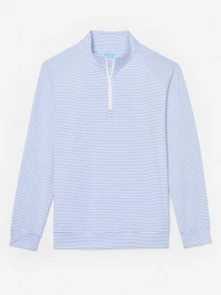 Kosta Performance 1/2 Zip in Covington Stripe