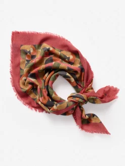 La Jolla Scarf in Geometric Harmony Square