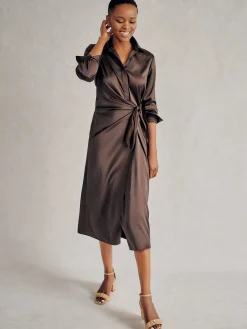 Leandra Satin Dress