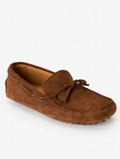 Linus Suede Driving Moccasins