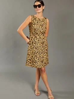 Lizzi Dress in Leopard: RSVP x Steven Stolman