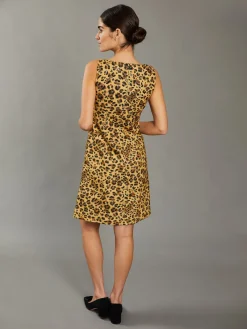 Lizzi Dress in Leopard: RSVP x Steven Stolman