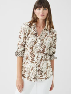 Lois Shirt in Dahlia Deco Dream