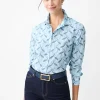 Lois Shirt in Micro Ibis Crest