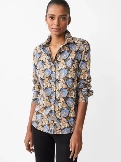 Lois Shirt in Pomegranate Grove