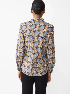 Lois Shirt in Pomegranate Grove