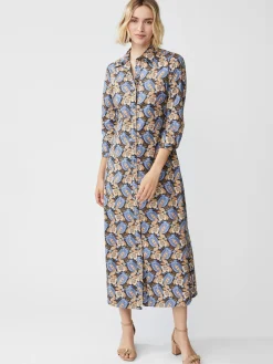 Louisa Dress in Pomegranate Grove