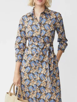 Louisa Dress in Pomegranate Grove