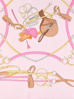 Mabel Silk Scarf in Neo Gulltopp Square