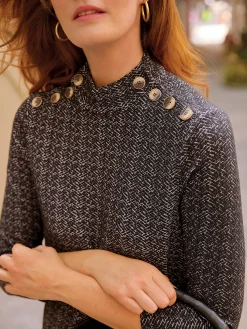 Mare Dress in Mini Raffia Jacquard