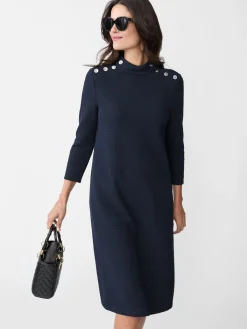 Mare Dress in Plaid Jacquard