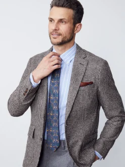 McCown Wool Blazer in Houndstooth