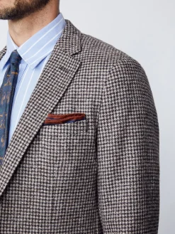 McCown Wool Blazer in Houndstooth