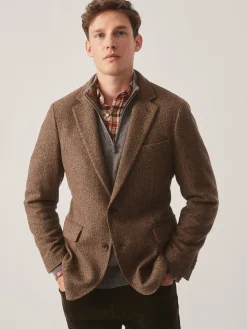 McCown Wool Sport Coat in Herringbone