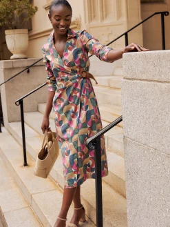 Mercer Dress in Geometric Harmony