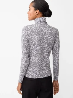 Nadia Turtleneck in Petit Leopard