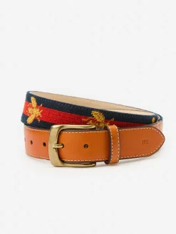 Needlepoint Belt in Bee