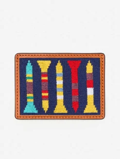 Needlepoint Cardcase in Golf Tee