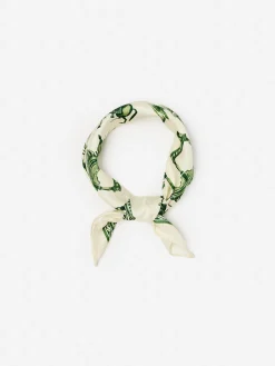 Nikka Silk Kerchief in Desert Toile