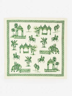 Nikka Silk Kerchief in Desert Toile