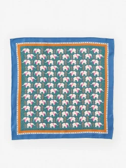 Nikka Silk Kerchief in Elephant Gate