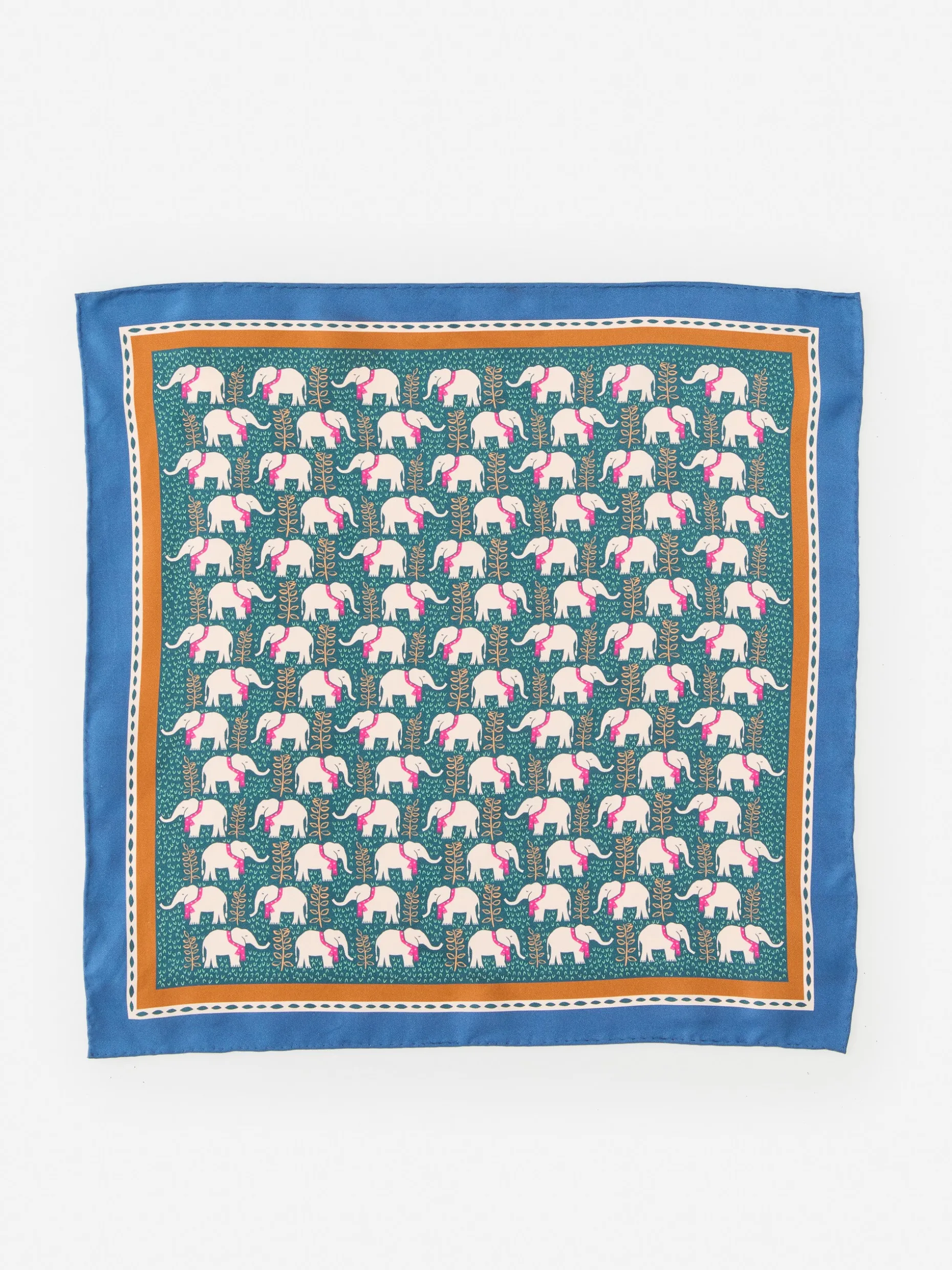 Nikka Silk Kerchief in Elephant Gate