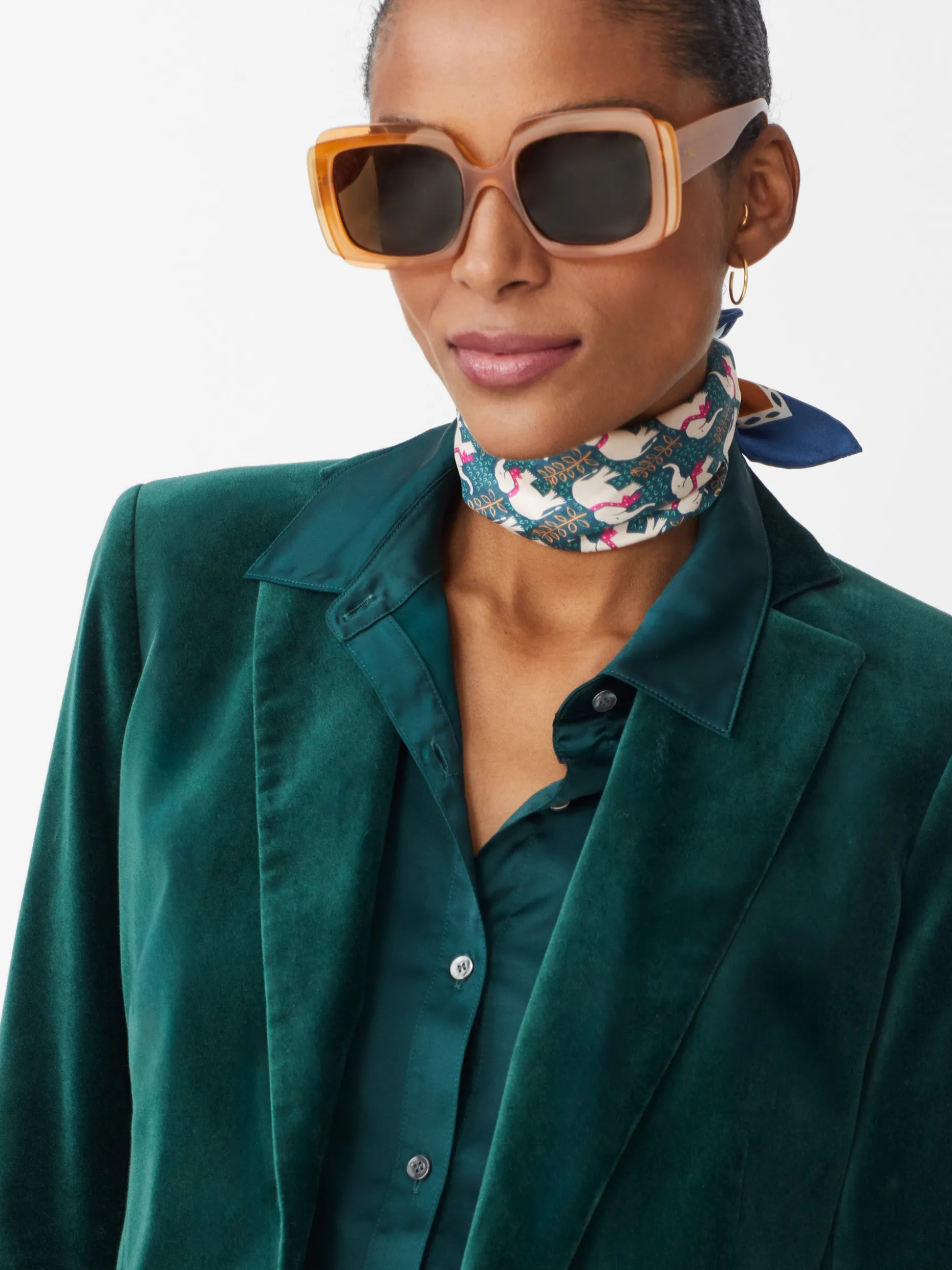 Nikka Silk Kerchief in Elephant Gate